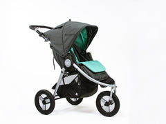 Bumbleride Reversible Seat Liner - Dawn Grey Mint on Indie Stroller